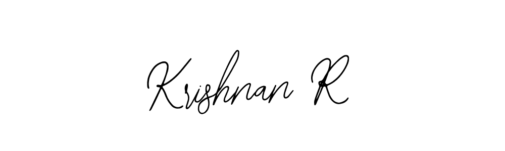 Also we have Krishnan R name is the best signature style. Create professional handwritten signature collection using Bearetta-2O07w autograph style. Krishnan R signature style 12 images and pictures png