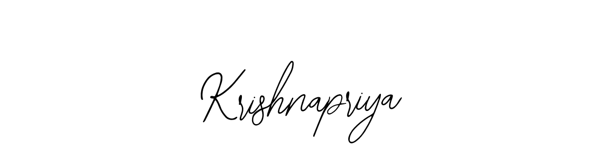 if you are searching for the best signature style for your name Krishnapriya. so please give up your signature search. here we have designed multiple signature styles  using Bearetta-2O07w. Krishnapriya signature style 12 images and pictures png