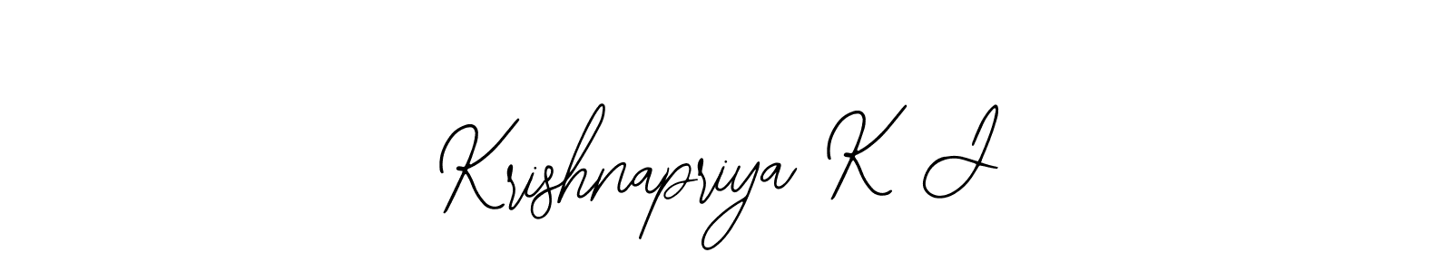 Make a beautiful signature design for name Krishnapriya K J. Use this online signature maker to create a handwritten signature for free. Krishnapriya K J signature style 12 images and pictures png