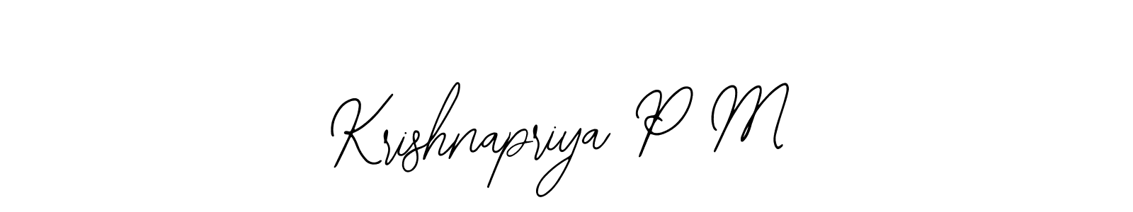 This is the best signature style for the Krishnapriya P M name. Also you like these signature font (Bearetta-2O07w). Mix name signature. Krishnapriya P M signature style 12 images and pictures png