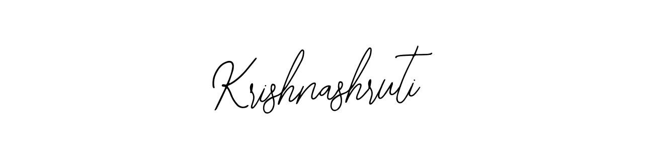 How to make Krishnashruti name signature. Use Bearetta-2O07w style for creating short signs online. This is the latest handwritten sign. Krishnashruti signature style 12 images and pictures png