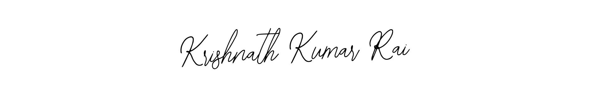 Create a beautiful signature design for name Krishnath Kumar Rai. With this signature (Bearetta-2O07w) fonts, you can make a handwritten signature for free. Krishnath Kumar Rai signature style 12 images and pictures png