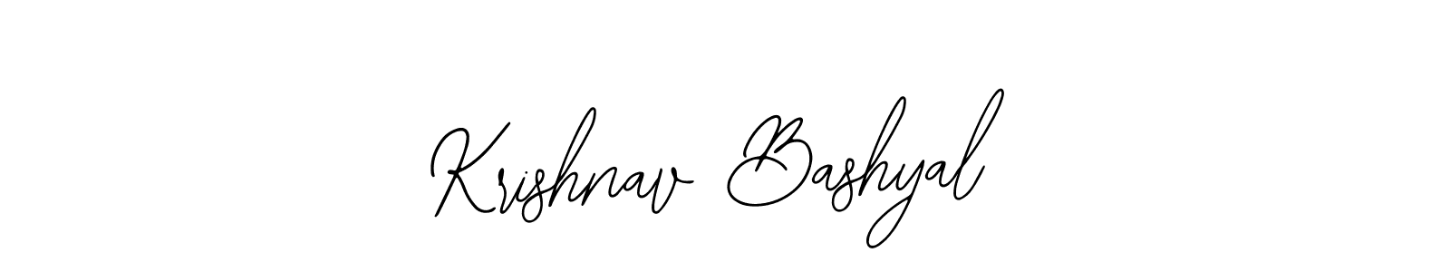 Make a beautiful signature design for name Krishnav Bashyal. Use this online signature maker to create a handwritten signature for free. Krishnav Bashyal signature style 12 images and pictures png