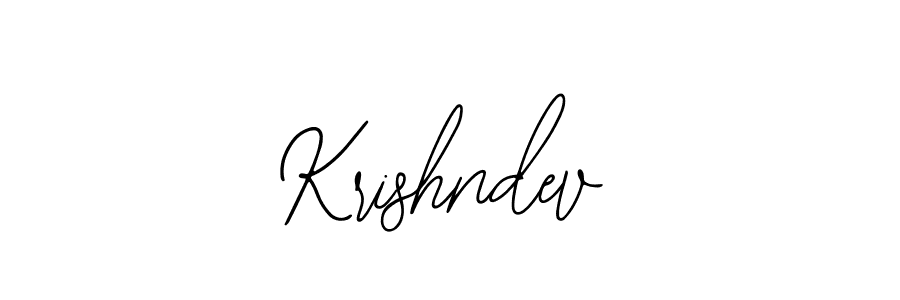 Design your own signature with our free online signature maker. With this signature software, you can create a handwritten (Bearetta-2O07w) signature for name Krishndev. Krishndev signature style 12 images and pictures png