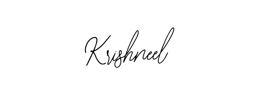 Use a signature maker to create a handwritten signature online. With this signature software, you can design (Bearetta-2O07w) your own signature for name Krishneel. Krishneel signature style 12 images and pictures png