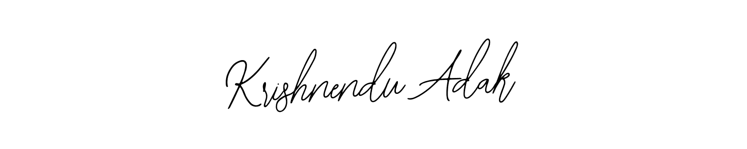 Use a signature maker to create a handwritten signature online. With this signature software, you can design (Bearetta-2O07w) your own signature for name Krishnendu Adak. Krishnendu Adak signature style 12 images and pictures png
