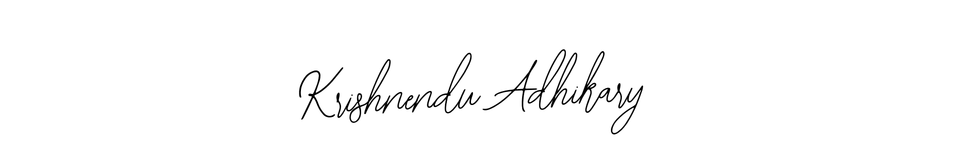 You should practise on your own different ways (Bearetta-2O07w) to write your name (Krishnendu Adhikary) in signature. don't let someone else do it for you. Krishnendu Adhikary signature style 12 images and pictures png