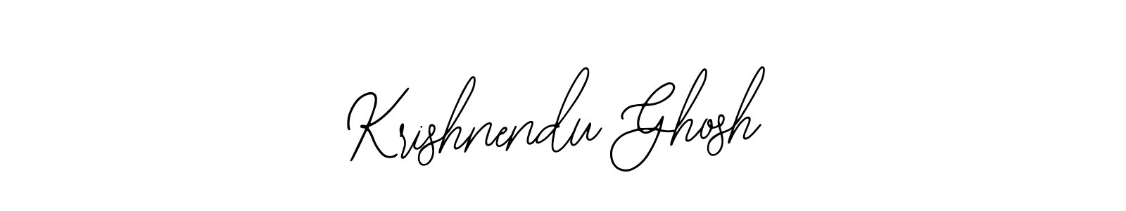 Design your own signature with our free online signature maker. With this signature software, you can create a handwritten (Bearetta-2O07w) signature for name Krishnendu Ghosh. Krishnendu Ghosh signature style 12 images and pictures png