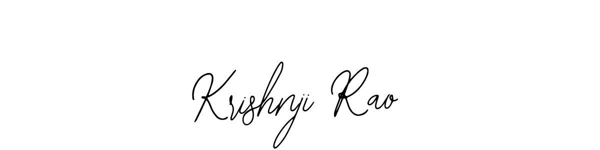 How to make Krishnji Rao signature? Bearetta-2O07w is a professional autograph style. Create handwritten signature for Krishnji Rao name. Krishnji Rao signature style 12 images and pictures png