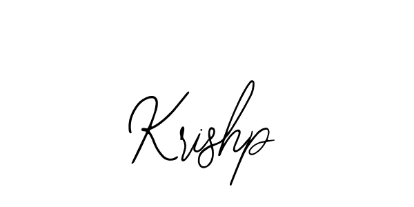 How to make Krishp signature? Bearetta-2O07w is a professional autograph style. Create handwritten signature for Krishp name. Krishp signature style 12 images and pictures png