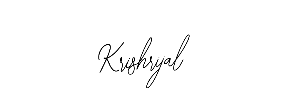 How to make Krishrijal signature? Bearetta-2O07w is a professional autograph style. Create handwritten signature for Krishrijal name. Krishrijal signature style 12 images and pictures png