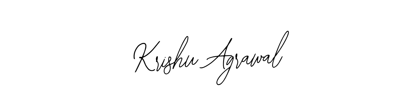 Make a beautiful signature design for name Krishu Agrawal. Use this online signature maker to create a handwritten signature for free. Krishu Agrawal signature style 12 images and pictures png