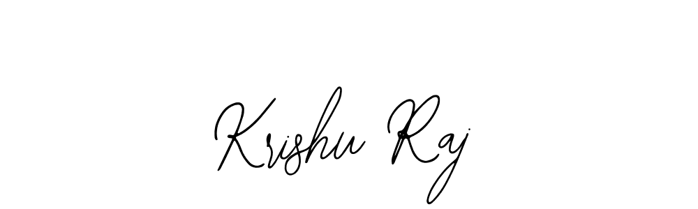 Krishu Raj stylish signature style. Best Handwritten Sign (Bearetta-2O07w) for my name. Handwritten Signature Collection Ideas for my name Krishu Raj. Krishu Raj signature style 12 images and pictures png