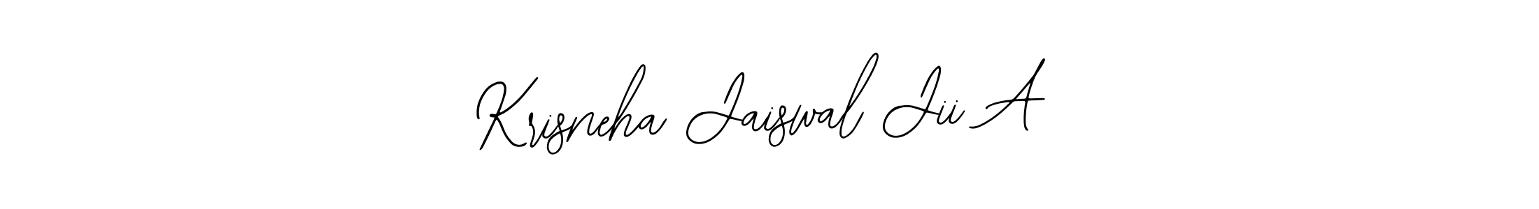 This is the best signature style for the Krisneha Jaiswal Jii A name. Also you like these signature font (Bearetta-2O07w). Mix name signature. Krisneha Jaiswal Jii A signature style 12 images and pictures png