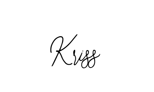 Kriss stylish signature style. Best Handwritten Sign (Bearetta-2O07w) for my name. Handwritten Signature Collection Ideas for my name Kriss. Kriss signature style 12 images and pictures png