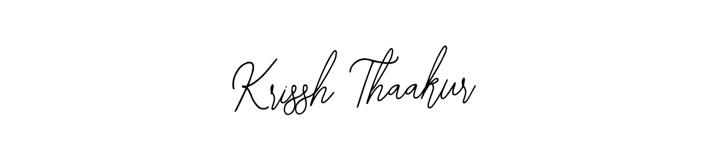 Also we have Krissh Thaakur name is the best signature style. Create professional handwritten signature collection using Bearetta-2O07w autograph style. Krissh Thaakur signature style 12 images and pictures png