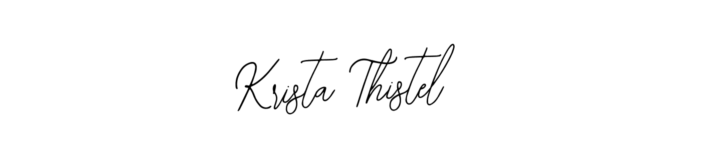 Create a beautiful signature design for name Krista Thistel. With this signature (Bearetta-2O07w) fonts, you can make a handwritten signature for free. Krista Thistel signature style 12 images and pictures png