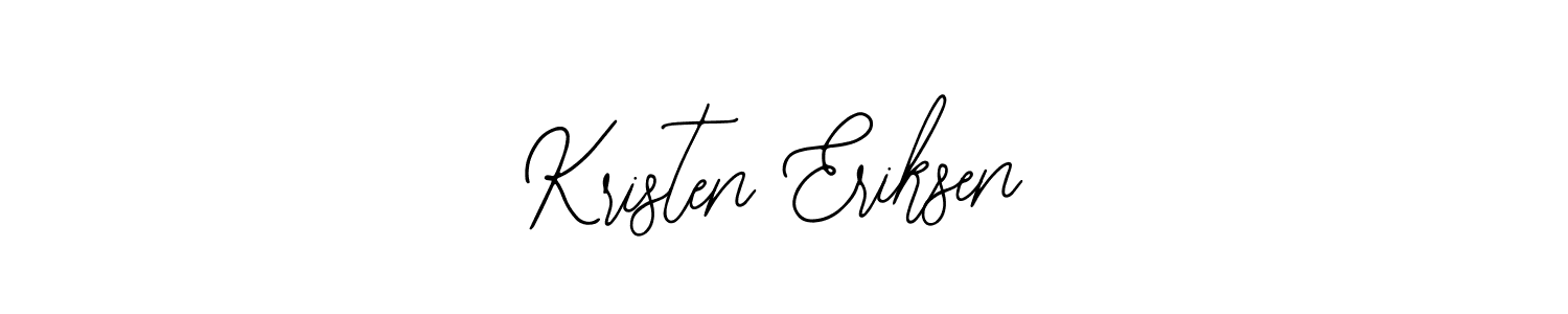 Design your own signature with our free online signature maker. With this signature software, you can create a handwritten (Bearetta-2O07w) signature for name Kristen Eriksen. Kristen Eriksen signature style 12 images and pictures png