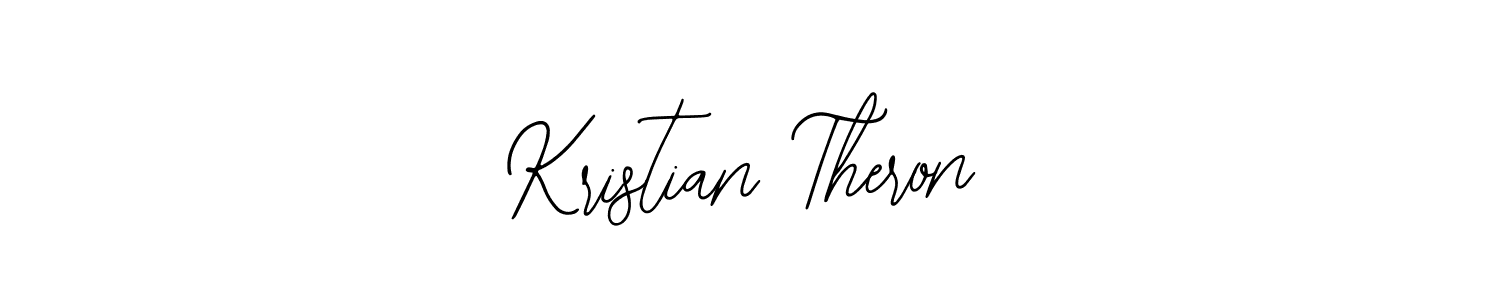 if you are searching for the best signature style for your name Kristian Theron. so please give up your signature search. here we have designed multiple signature styles  using Bearetta-2O07w. Kristian Theron signature style 12 images and pictures png
