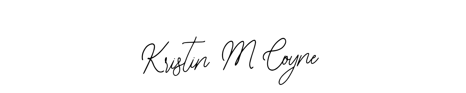 Bearetta-2O07w is a professional signature style that is perfect for those who want to add a touch of class to their signature. It is also a great choice for those who want to make their signature more unique. Get Kristin M Coyne name to fancy signature for free. Kristin M Coyne signature style 12 images and pictures png