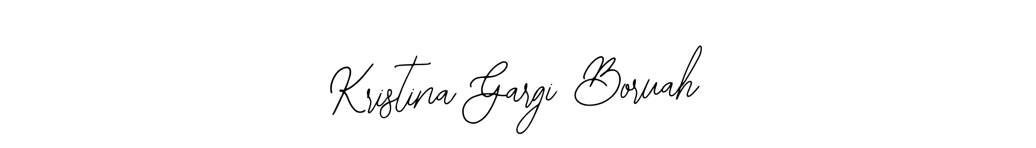 Make a beautiful signature design for name Kristina Gargi Boruah. Use this online signature maker to create a handwritten signature for free. Kristina Gargi Boruah signature style 12 images and pictures png