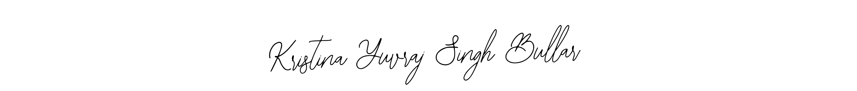 if you are searching for the best signature style for your name Kristina Yuvraj Singh Bullar. so please give up your signature search. here we have designed multiple signature styles  using Bearetta-2O07w. Kristina Yuvraj Singh Bullar signature style 12 images and pictures png