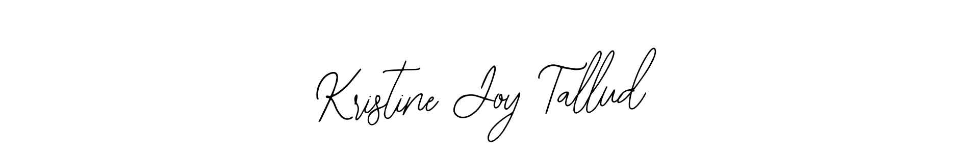 Similarly Bearetta-2O07w is the best handwritten signature design. Signature creator online .You can use it as an online autograph creator for name Kristine Joy Tallud. Kristine Joy Tallud signature style 12 images and pictures png