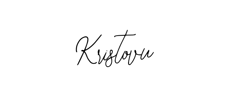 You should practise on your own different ways (Bearetta-2O07w) to write your name (Kristovu) in signature. don't let someone else do it for you. Kristovu signature style 12 images and pictures png