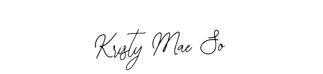 Bearetta-2O07w is a professional signature style that is perfect for those who want to add a touch of class to their signature. It is also a great choice for those who want to make their signature more unique. Get Kristy Mae So name to fancy signature for free. Kristy Mae So signature style 12 images and pictures png