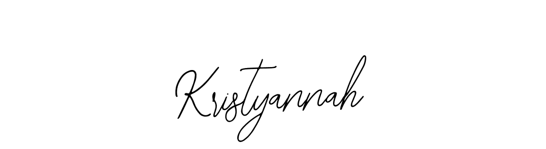 if you are searching for the best signature style for your name Kristyannah. so please give up your signature search. here we have designed multiple signature styles  using Bearetta-2O07w. Kristyannah signature style 12 images and pictures png