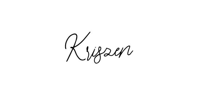 Make a beautiful signature design for name Kriszen. With this signature (Bearetta-2O07w) style, you can create a handwritten signature for free. Kriszen signature style 12 images and pictures png