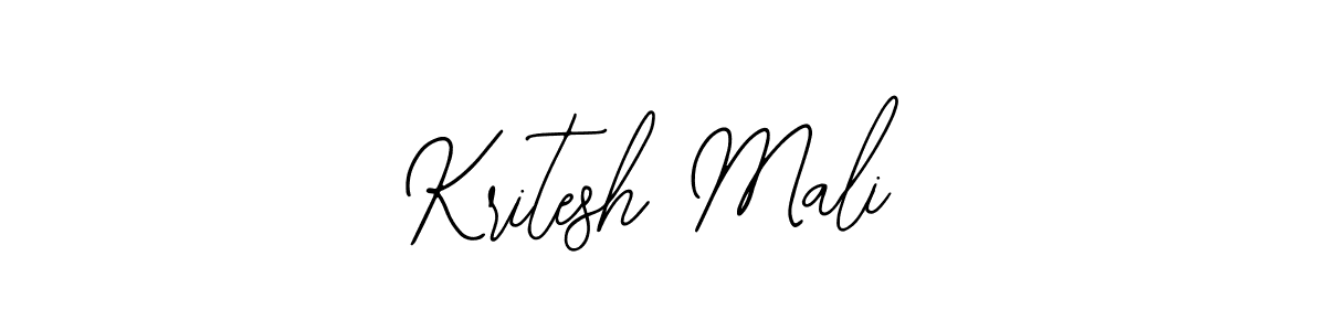 if you are searching for the best signature style for your name Kritesh Mali. so please give up your signature search. here we have designed multiple signature styles  using Bearetta-2O07w. Kritesh Mali signature style 12 images and pictures png