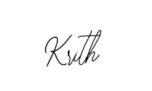 How to make Krith signature? Bearetta-2O07w is a professional autograph style. Create handwritten signature for Krith name. Krith signature style 12 images and pictures png