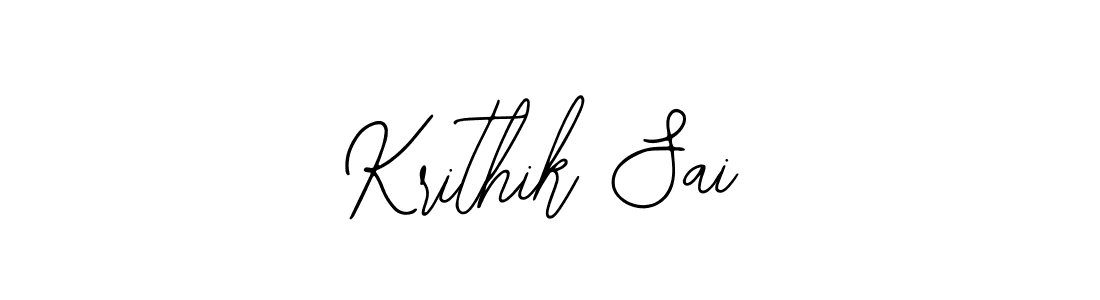 How to make Krithik Sai signature? Bearetta-2O07w is a professional autograph style. Create handwritten signature for Krithik Sai name. Krithik Sai signature style 12 images and pictures png