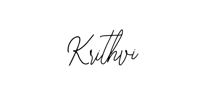 Also we have Krithvi name is the best signature style. Create professional handwritten signature collection using Bearetta-2O07w autograph style. Krithvi signature style 12 images and pictures png