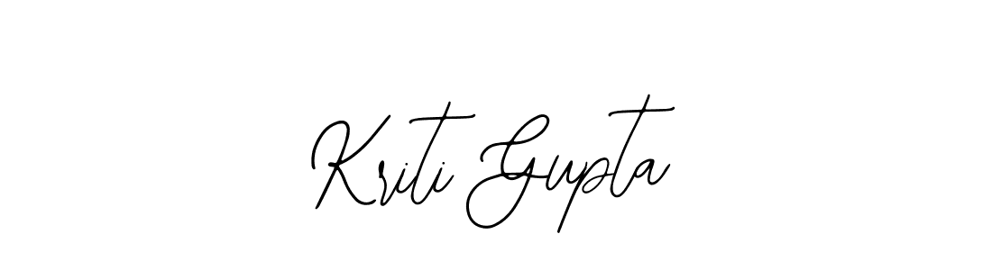 You should practise on your own different ways (Bearetta-2O07w) to write your name (Kriti Gupta) in signature. don't let someone else do it for you. Kriti Gupta signature style 12 images and pictures png