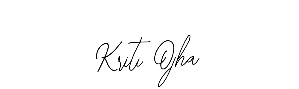 You should practise on your own different ways (Bearetta-2O07w) to write your name (Kriti Ojha) in signature. don't let someone else do it for you. Kriti Ojha signature style 12 images and pictures png