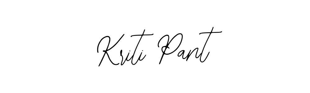 The best way (Bearetta-2O07w) to make a short signature is to pick only two or three words in your name. The name Kriti Pant include a total of six letters. For converting this name. Kriti Pant signature style 12 images and pictures png