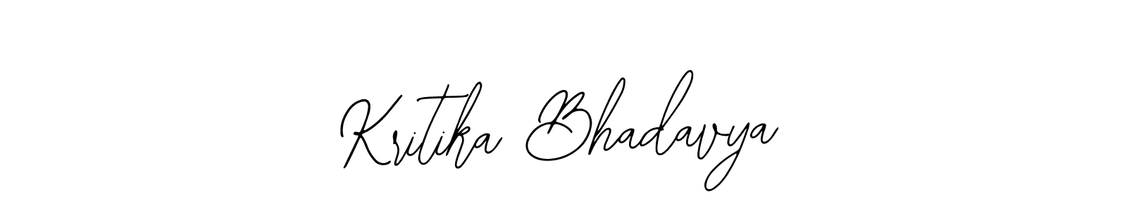 Make a beautiful signature design for name Kritika Bhadavya. Use this online signature maker to create a handwritten signature for free. Kritika Bhadavya signature style 12 images and pictures png