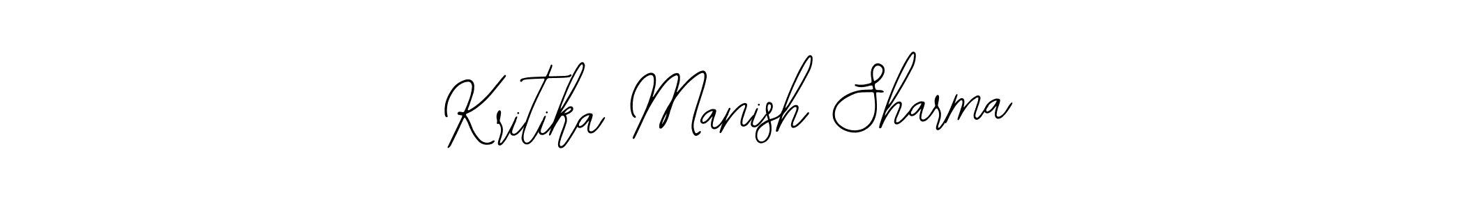 Use a signature maker to create a handwritten signature online. With this signature software, you can design (Bearetta-2O07w) your own signature for name Kritika Manish Sharma. Kritika Manish Sharma signature style 12 images and pictures png