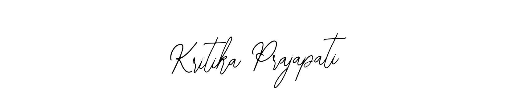 Also we have Kritika Prajapati name is the best signature style. Create professional handwritten signature collection using Bearetta-2O07w autograph style. Kritika Prajapati signature style 12 images and pictures png