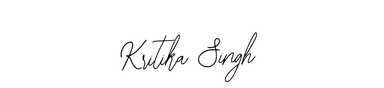 You should practise on your own different ways (Bearetta-2O07w) to write your name (Kritika Singh) in signature. don't let someone else do it for you. Kritika Singh signature style 12 images and pictures png