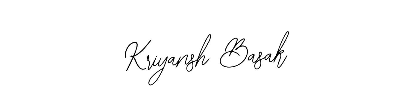 This is the best signature style for the Kriyansh Basak name. Also you like these signature font (Bearetta-2O07w). Mix name signature. Kriyansh Basak signature style 12 images and pictures png