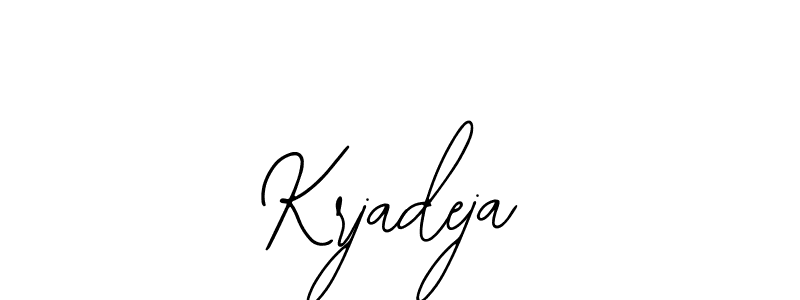 Also You can easily find your signature by using the search form. We will create Krjadeja name handwritten signature images for you free of cost using Bearetta-2O07w sign style. Krjadeja signature style 12 images and pictures png