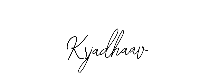 Create a beautiful signature design for name Krjadhaav. With this signature (Bearetta-2O07w) fonts, you can make a handwritten signature for free. Krjadhaav signature style 12 images and pictures png