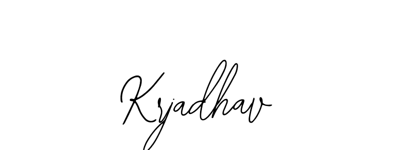 Make a beautiful signature design for name Krjadhav. Use this online signature maker to create a handwritten signature for free. Krjadhav signature style 12 images and pictures png