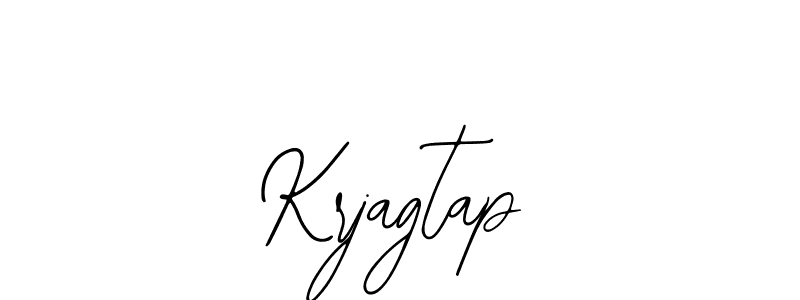 You can use this online signature creator to create a handwritten signature for the name Krjagtap. This is the best online autograph maker. Krjagtap signature style 12 images and pictures png