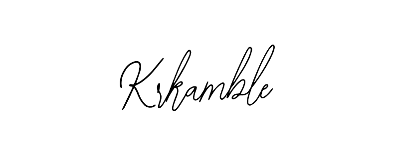 Once you've used our free online signature maker to create your best signature Bearetta-2O07w style, it's time to enjoy all of the benefits that Krkamble name signing documents. Krkamble signature style 12 images and pictures png