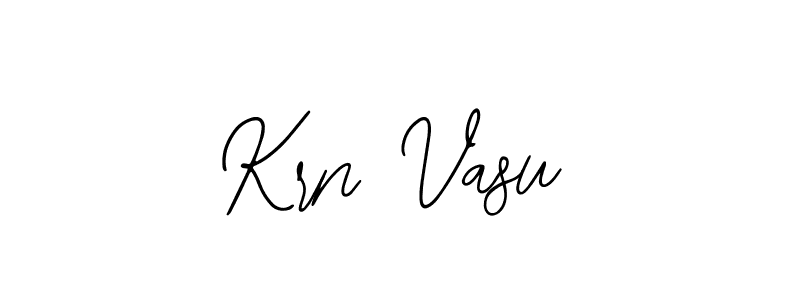 if you are searching for the best signature style for your name Krn Vasu. so please give up your signature search. here we have designed multiple signature styles  using Bearetta-2O07w. Krn Vasu signature style 12 images and pictures png