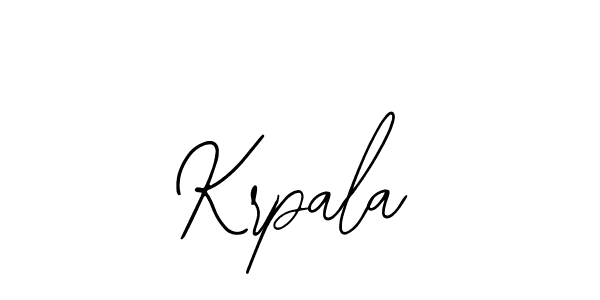 The best way (Bearetta-2O07w) to make a short signature is to pick only two or three words in your name. The name Krpala include a total of six letters. For converting this name. Krpala signature style 12 images and pictures png